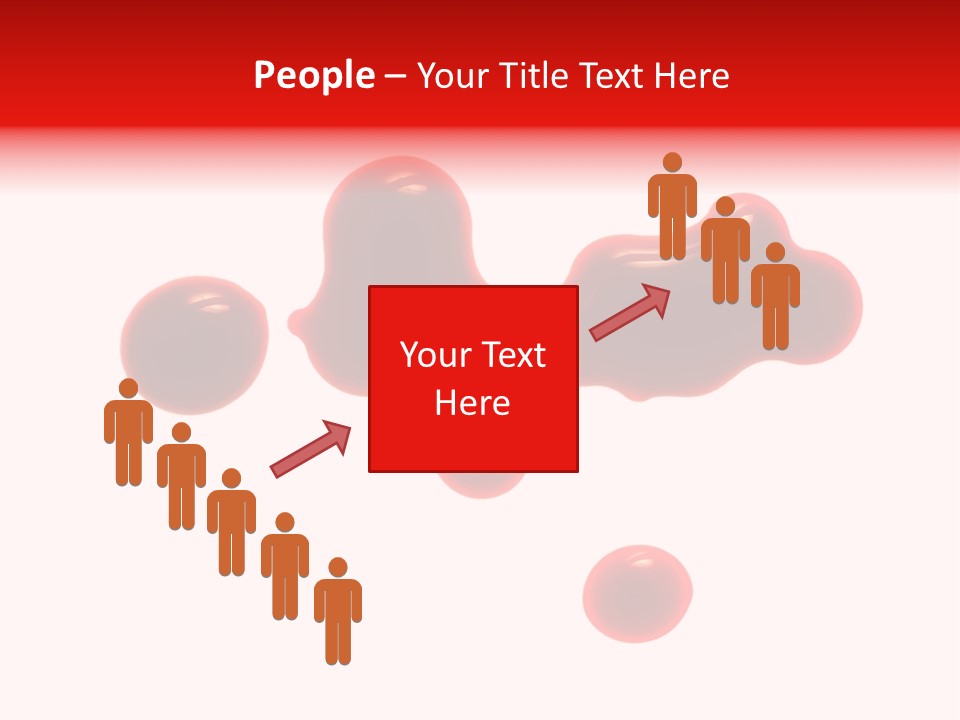 Drop Stained Isolated PowerPoint Template