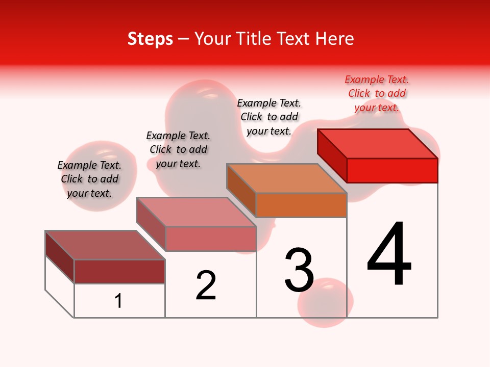 Drop Stained Isolated PowerPoint Template