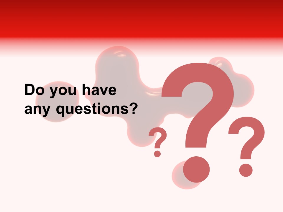 Drop Stained Isolated PowerPoint Template