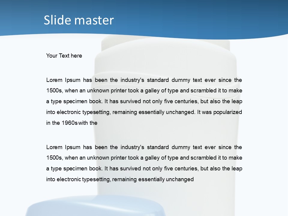 Cosmetics Hygiene Freshen PowerPoint Template