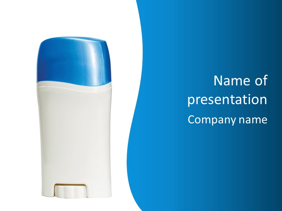 Toiletries Plastic Hygiene PowerPoint Template