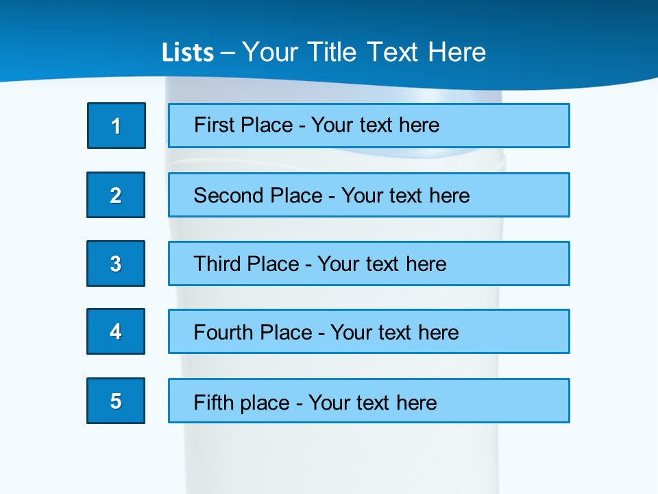 Toiletries Plastic Hygiene PowerPoint Template
