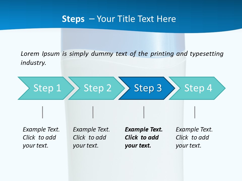 Toiletries Plastic Hygiene PowerPoint Template