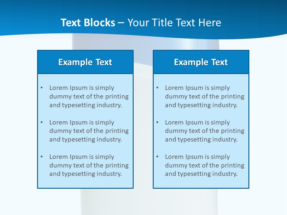 Toiletries Plastic Hygiene PowerPoint Template