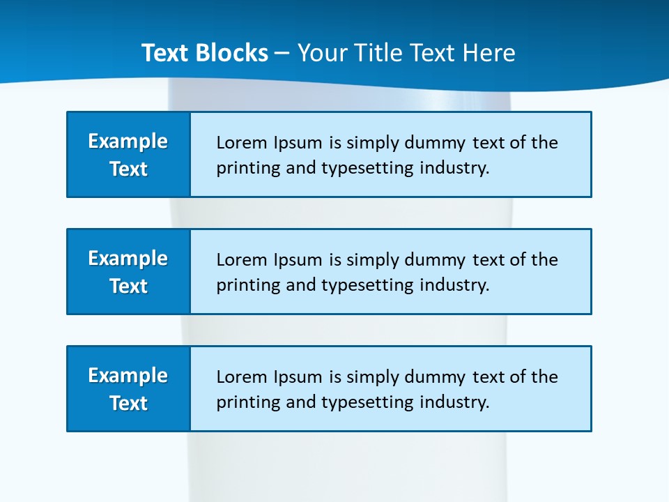 Toiletries Plastic Hygiene PowerPoint Template