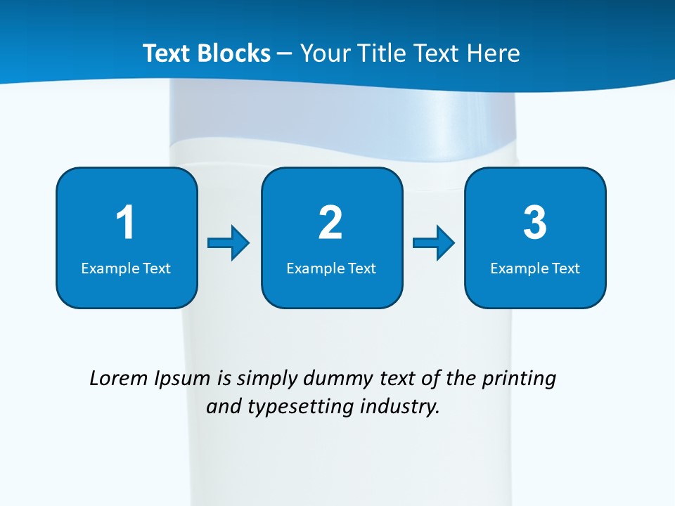 Toiletries Plastic Hygiene PowerPoint Template