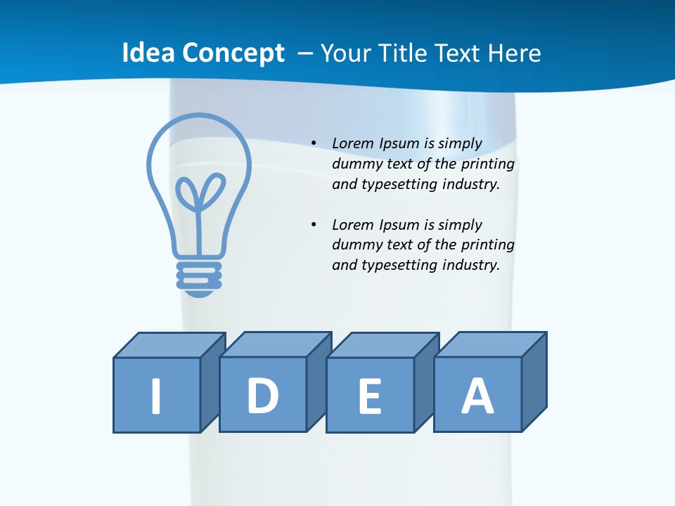 Toiletries Plastic Hygiene PowerPoint Template