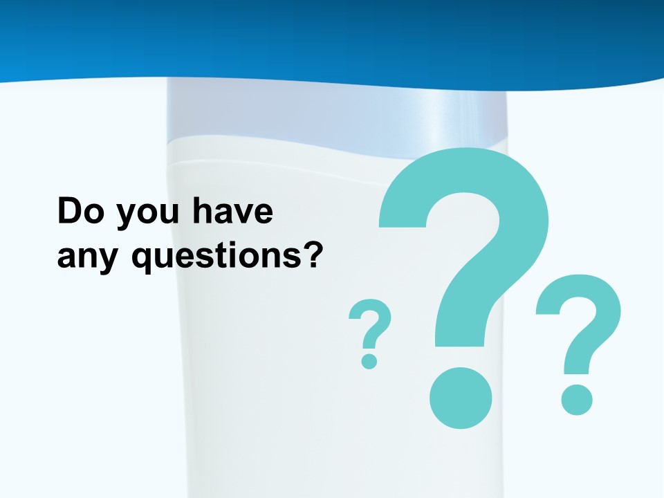 Toiletries Plastic Hygiene PowerPoint Template