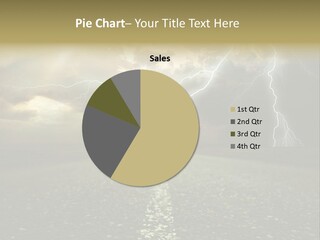 Lane Yellow Dramatic PowerPoint Template