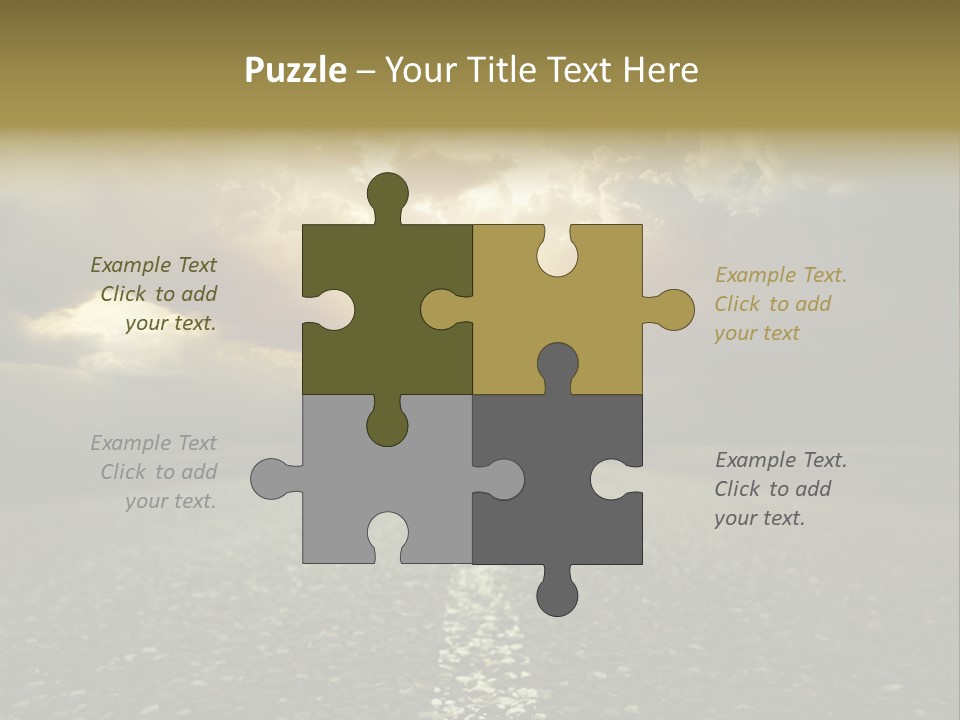 Grass Highway Travel PowerPoint Template