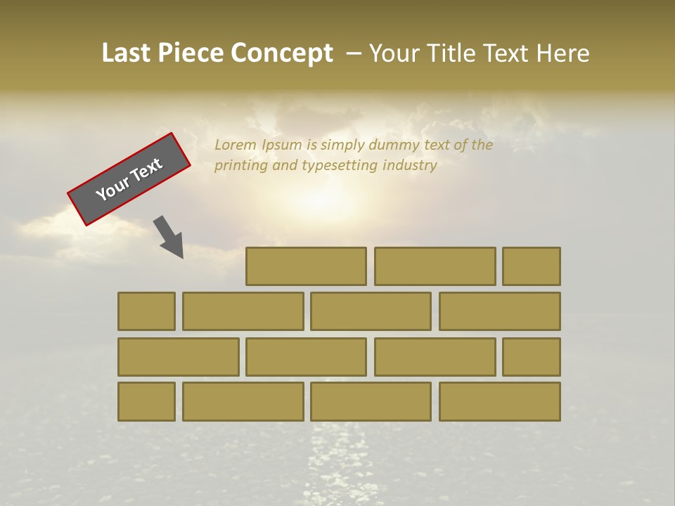 Grass Highway Travel PowerPoint Template