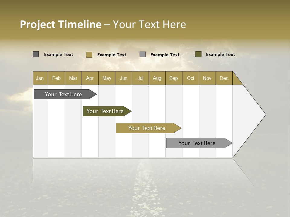 Grass Highway Travel PowerPoint Template