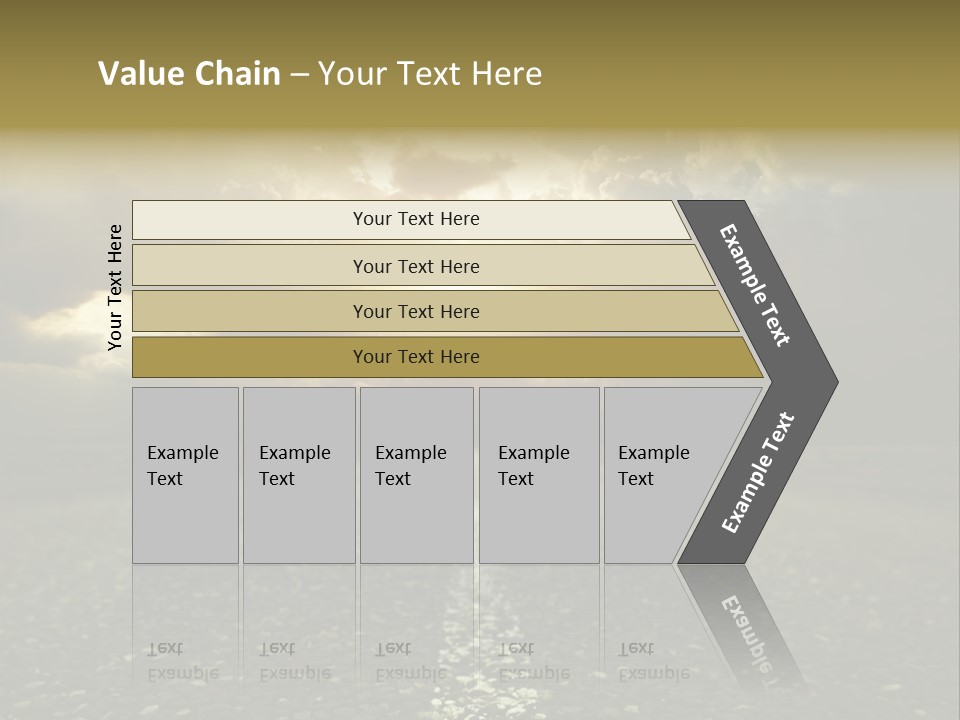 Grass Highway Travel PowerPoint Template