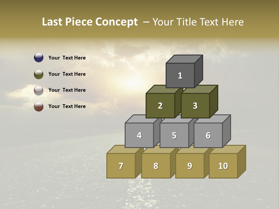 Grass Highway Travel PowerPoint Template