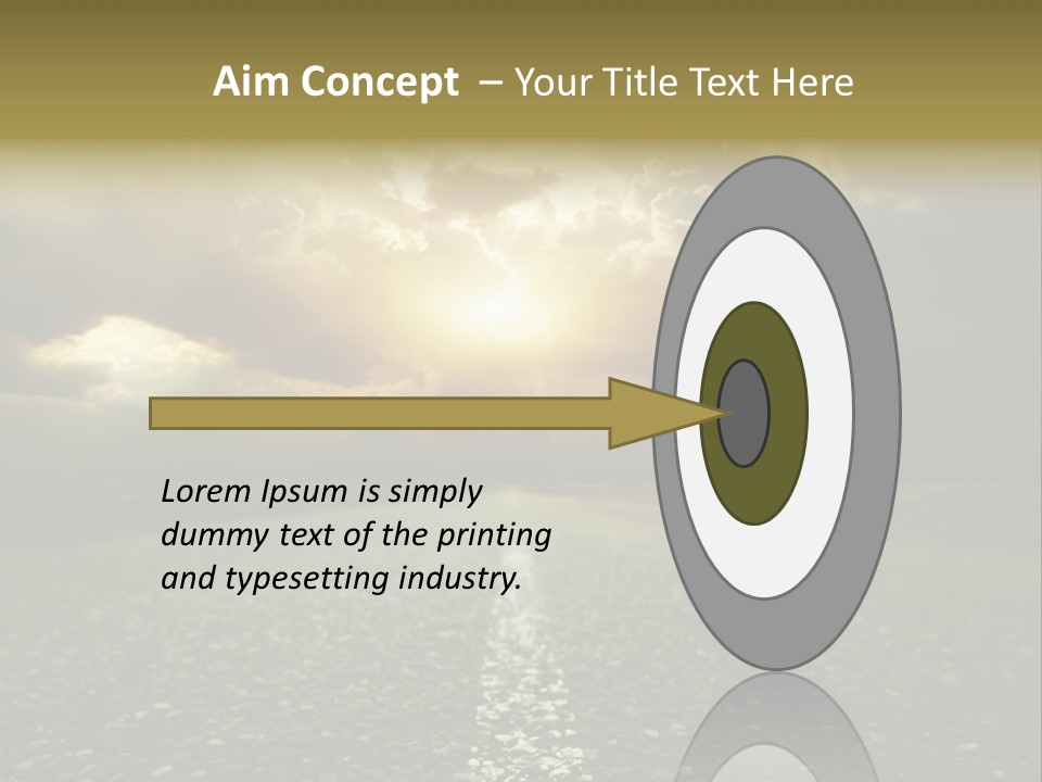 Grass Highway Travel PowerPoint Template