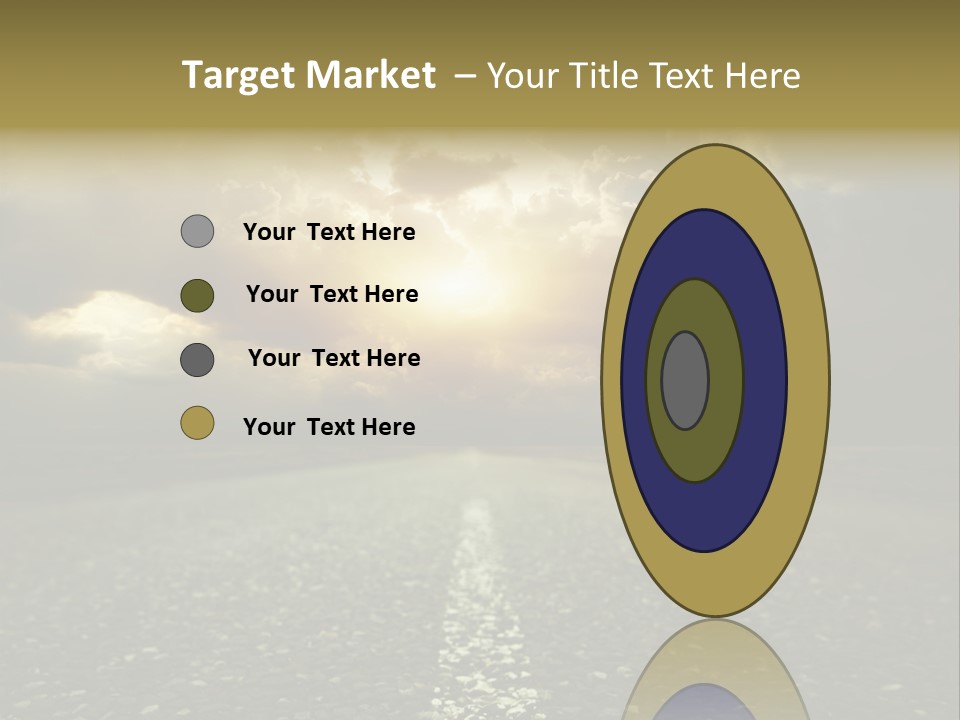 Grass Highway Travel PowerPoint Template