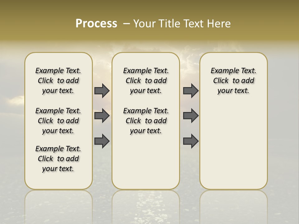 Grass Highway Travel PowerPoint Template