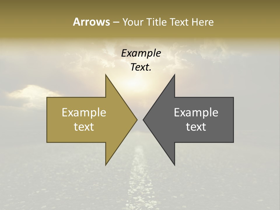 Grass Highway Travel PowerPoint Template