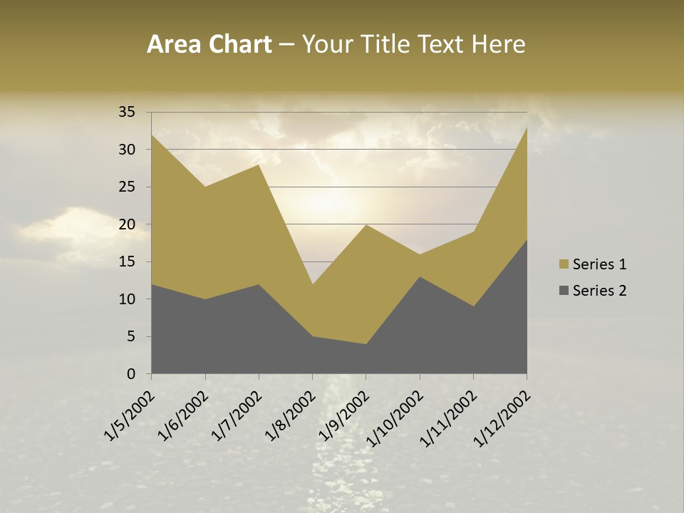 Grass Highway Travel PowerPoint Template