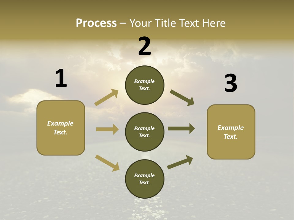 Grass Highway Travel PowerPoint Template