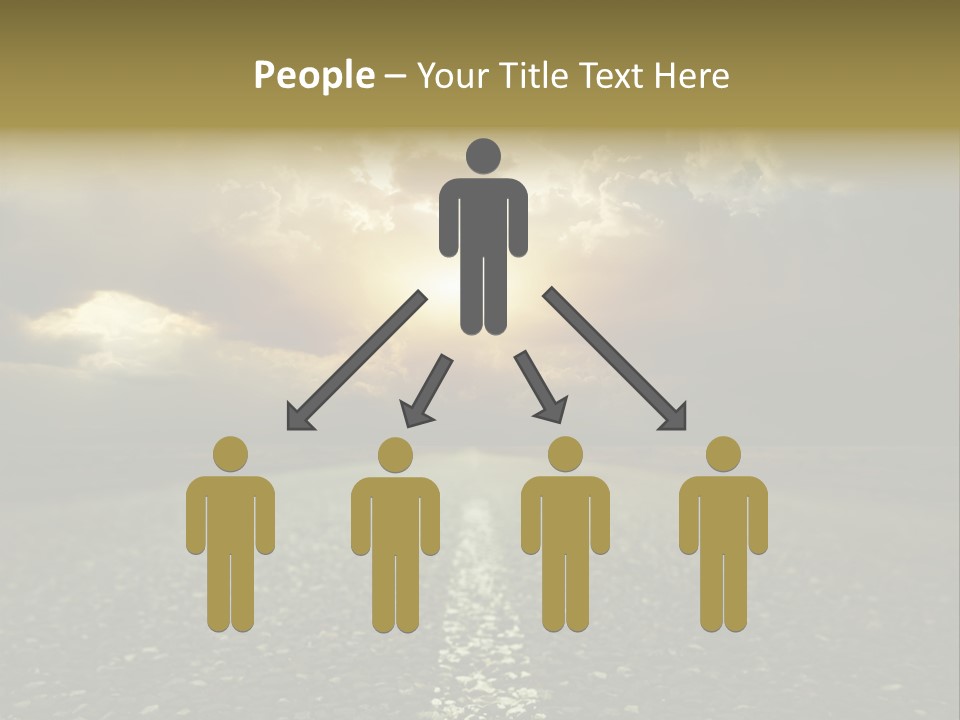 Grass Highway Travel PowerPoint Template