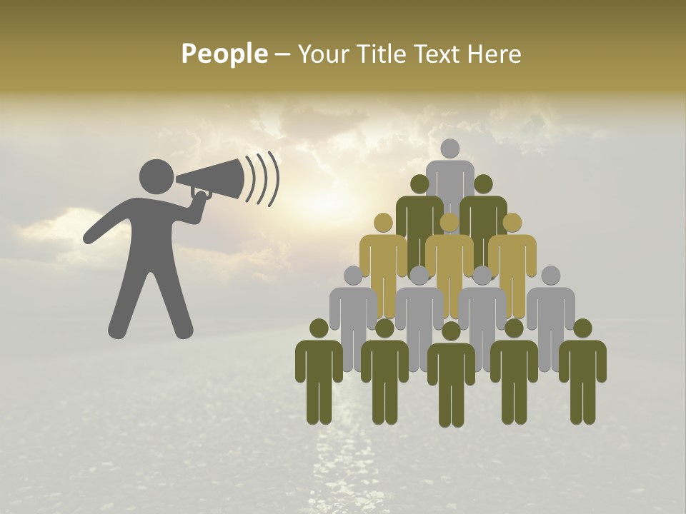 Grass Highway Travel PowerPoint Template