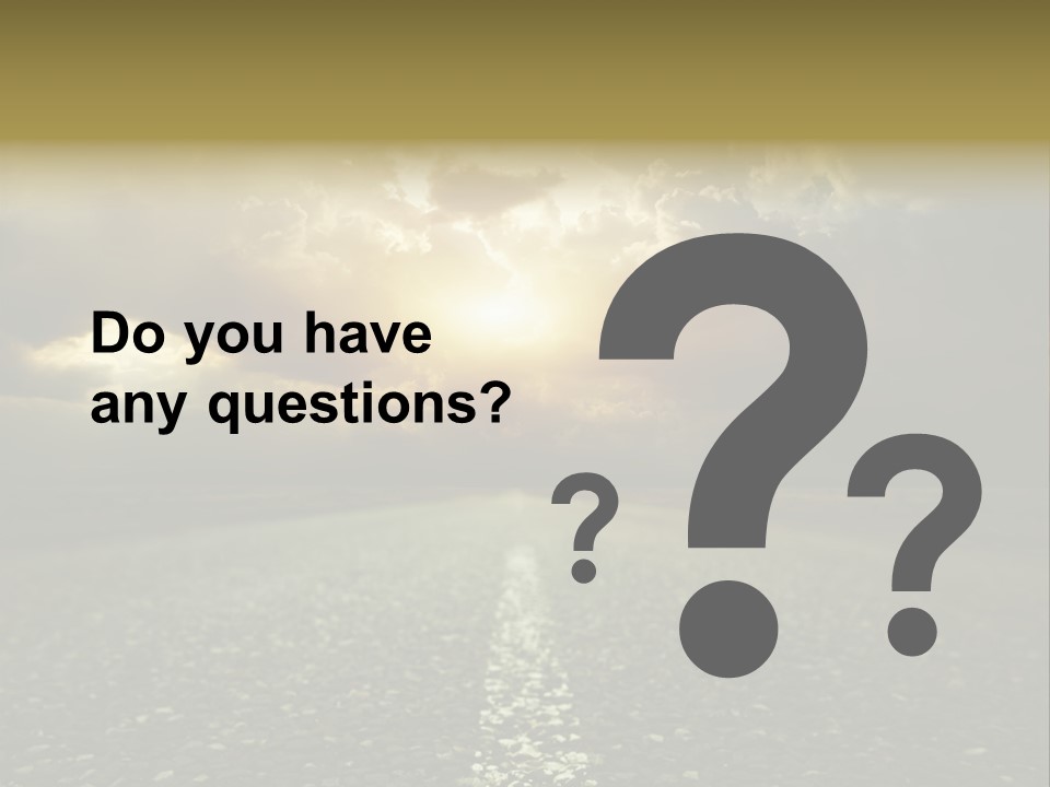 Grass Highway Travel PowerPoint Template