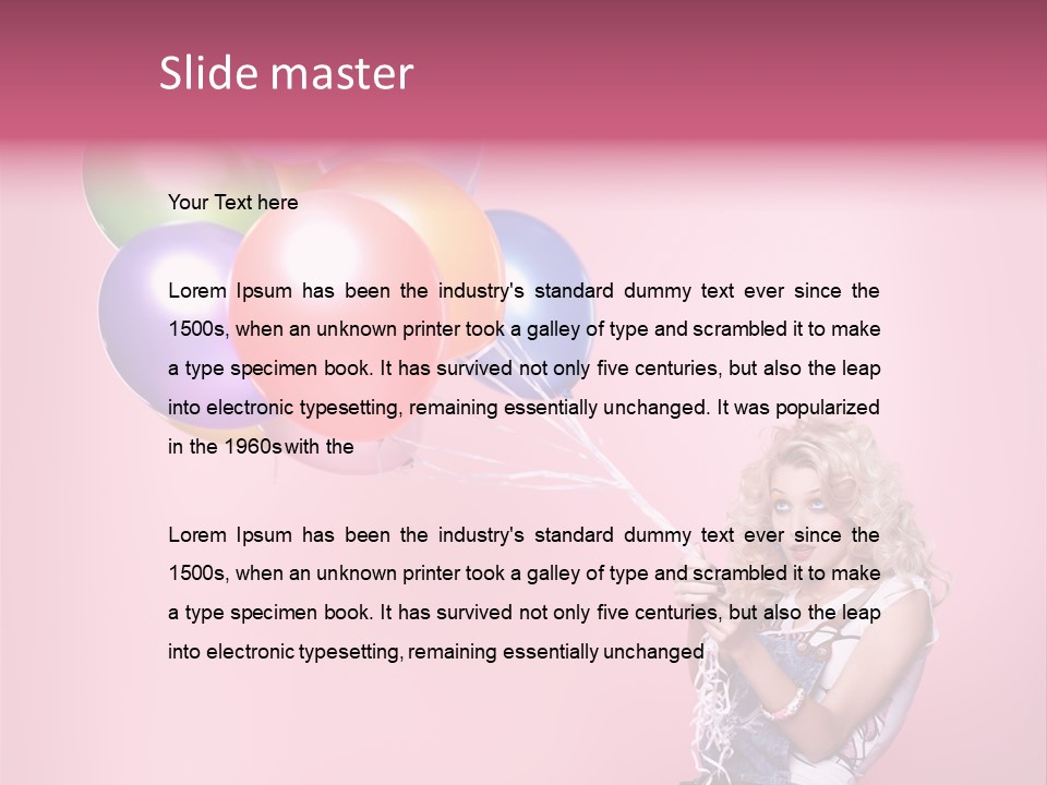 Expression Jeans Pretty PowerPoint Template