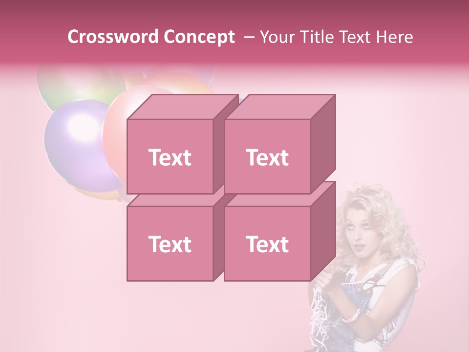 Expression Jeans Pretty PowerPoint Template