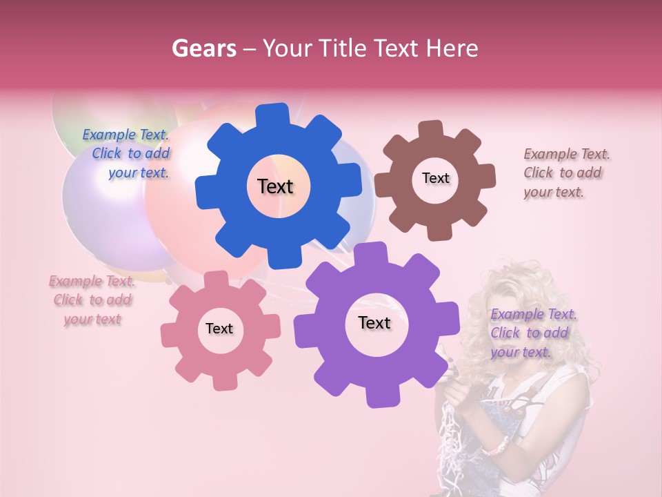 Expression Jeans Pretty PowerPoint Template