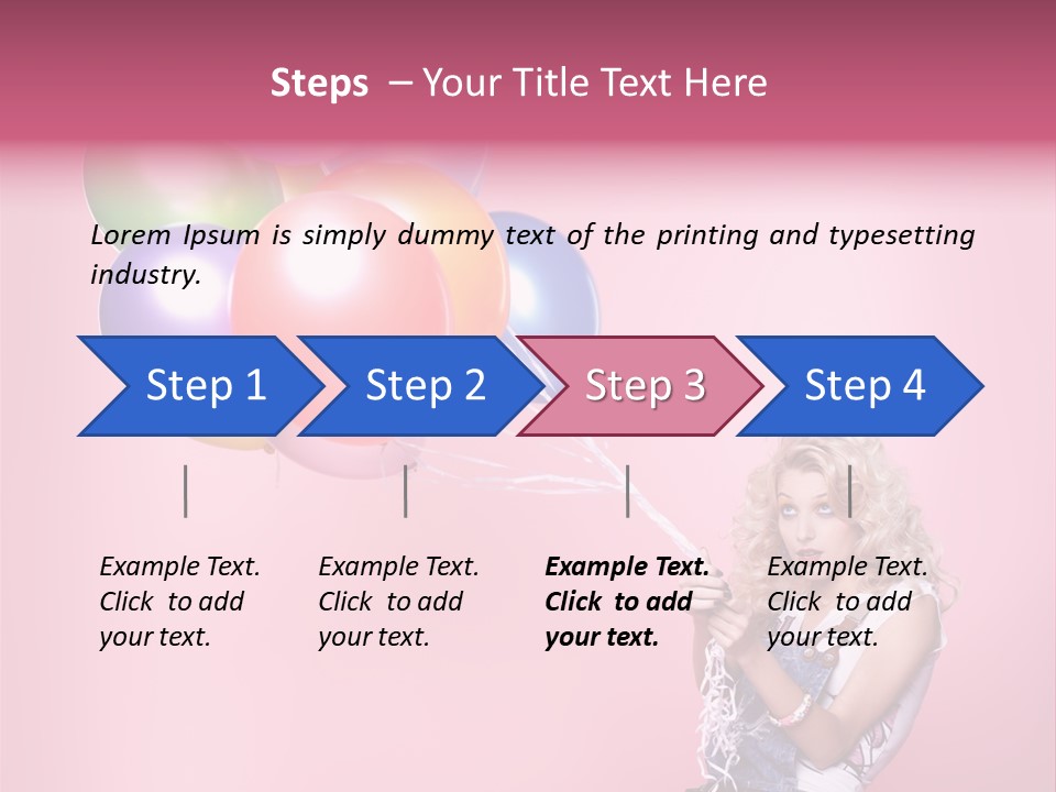 Expression Jeans Pretty PowerPoint Template