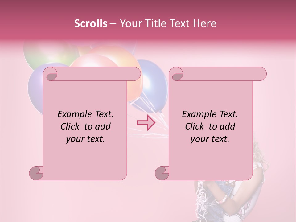 Expression Jeans Pretty PowerPoint Template