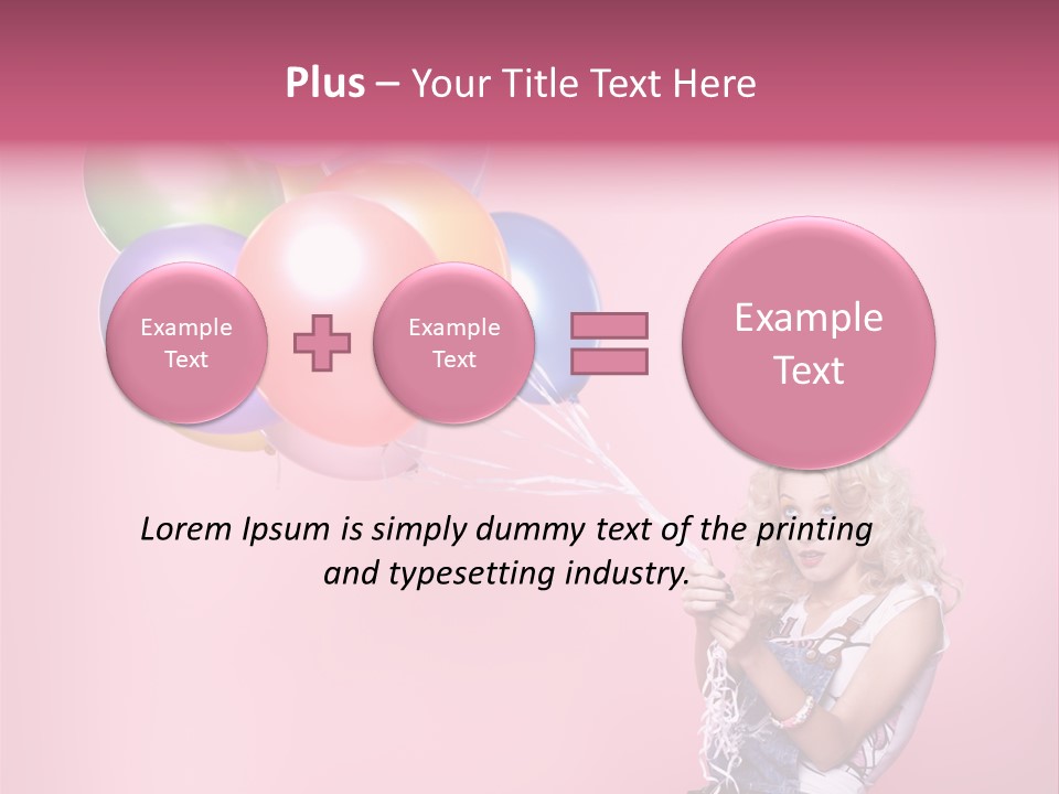 Expression Jeans Pretty PowerPoint Template