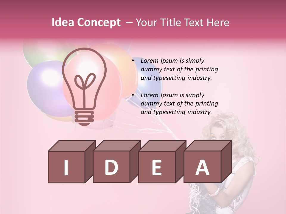 Expression Jeans Pretty PowerPoint Template