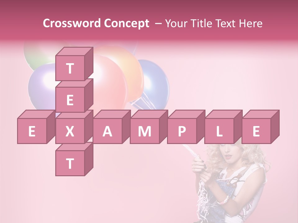 Expression Jeans Pretty PowerPoint Template