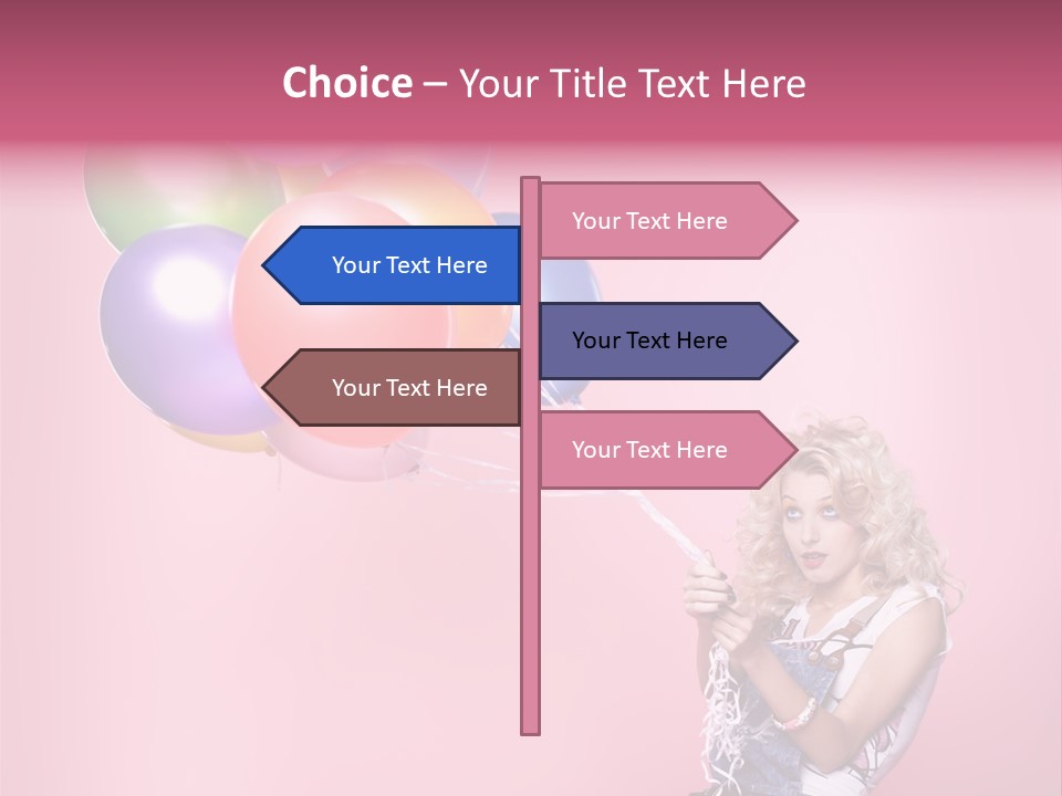 Expression Jeans Pretty PowerPoint Template