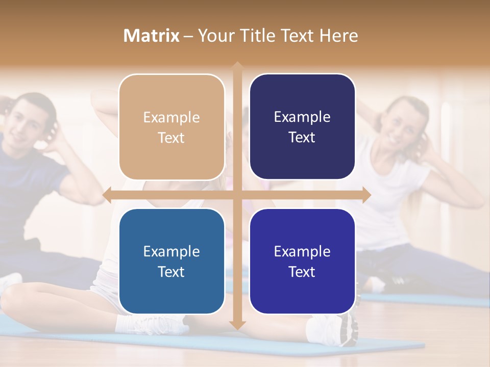 Women Effort Fitness PowerPoint Template