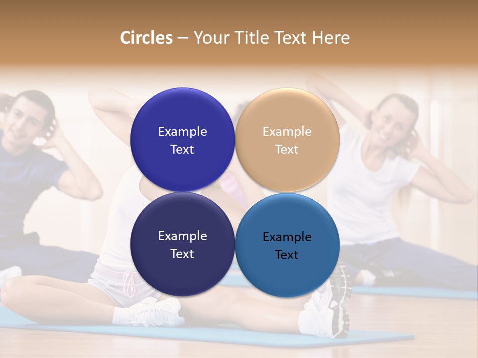 Women Effort Fitness PowerPoint Template