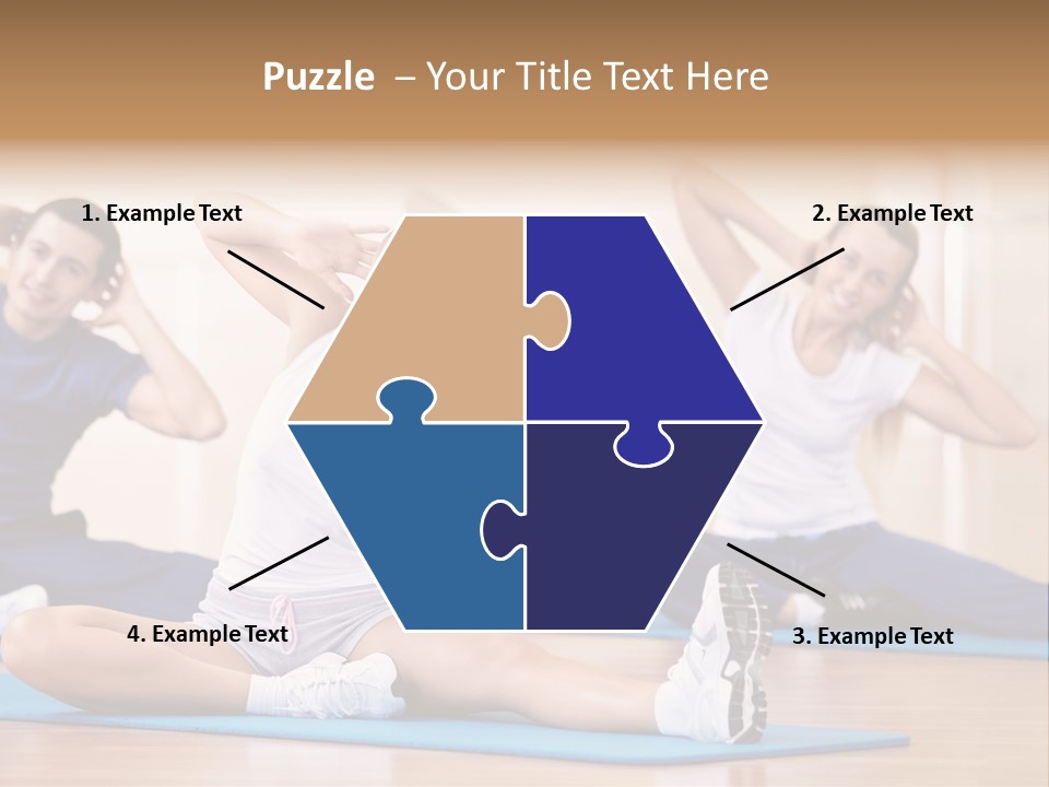 Women Effort Fitness PowerPoint Template