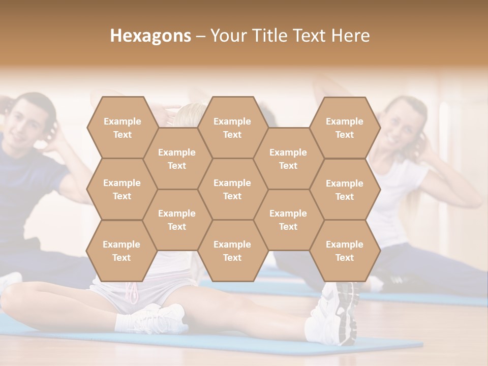 Women Effort Fitness PowerPoint Template