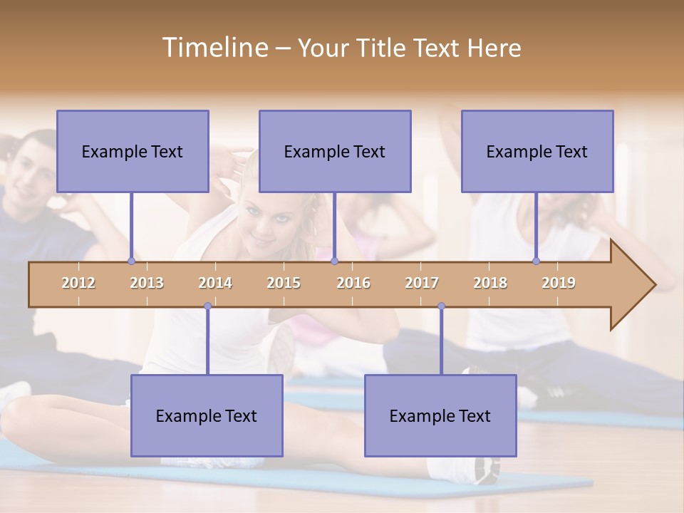Women Effort Fitness PowerPoint Template