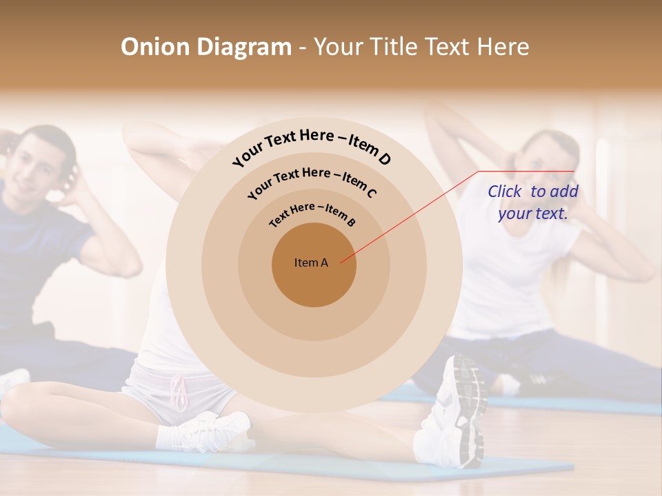 Women Effort Fitness PowerPoint Template