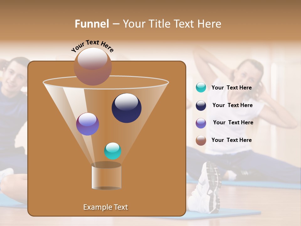 Women Effort Fitness PowerPoint Template