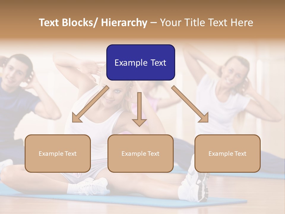 Women Effort Fitness PowerPoint Template