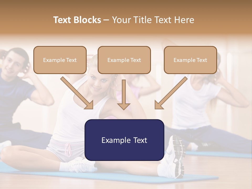 Women Effort Fitness PowerPoint Template