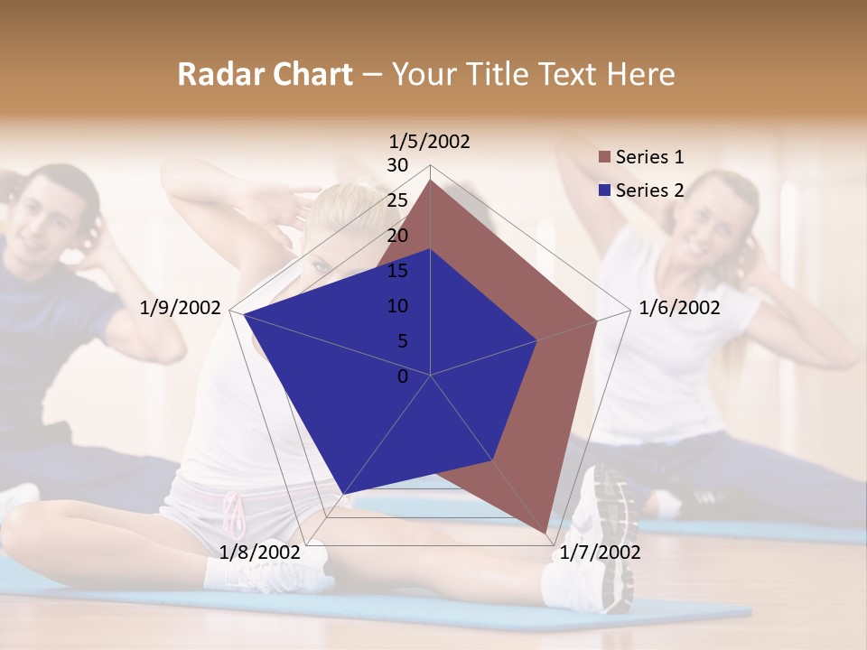 Women Effort Fitness PowerPoint Template