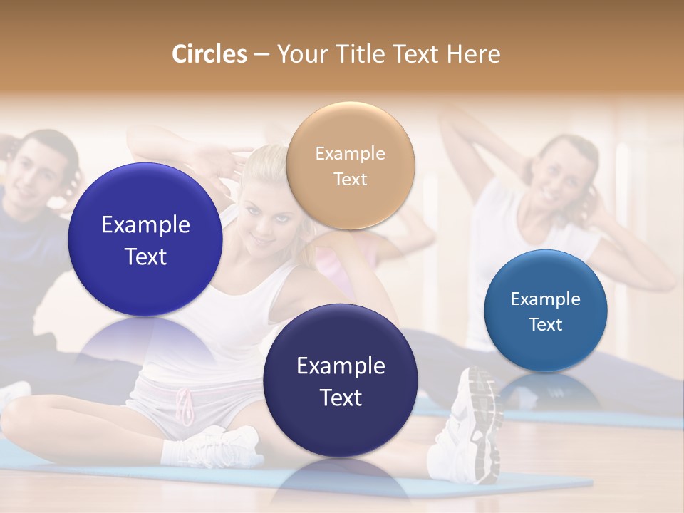 Women Effort Fitness PowerPoint Template