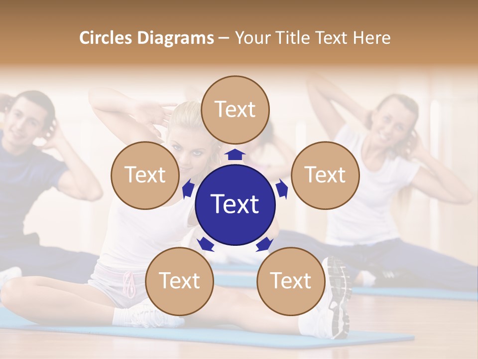 Women Effort Fitness PowerPoint Template