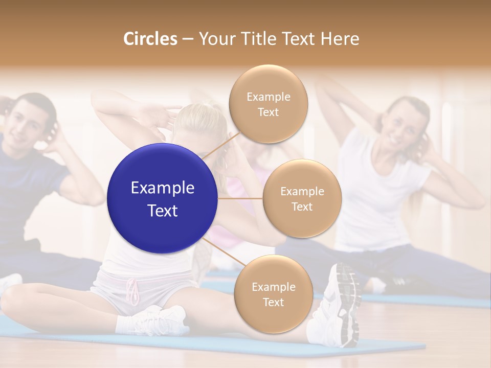 Women Effort Fitness PowerPoint Template