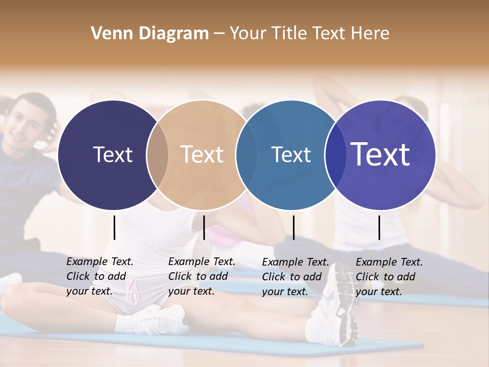 Women Effort Fitness PowerPoint Template